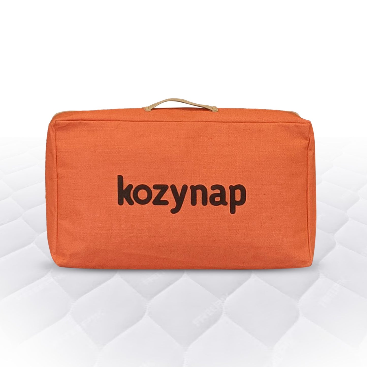 Kozynap Natural Latex Pillow Packed in Premium Carry Bag with Handle for Easy Storage and Travel