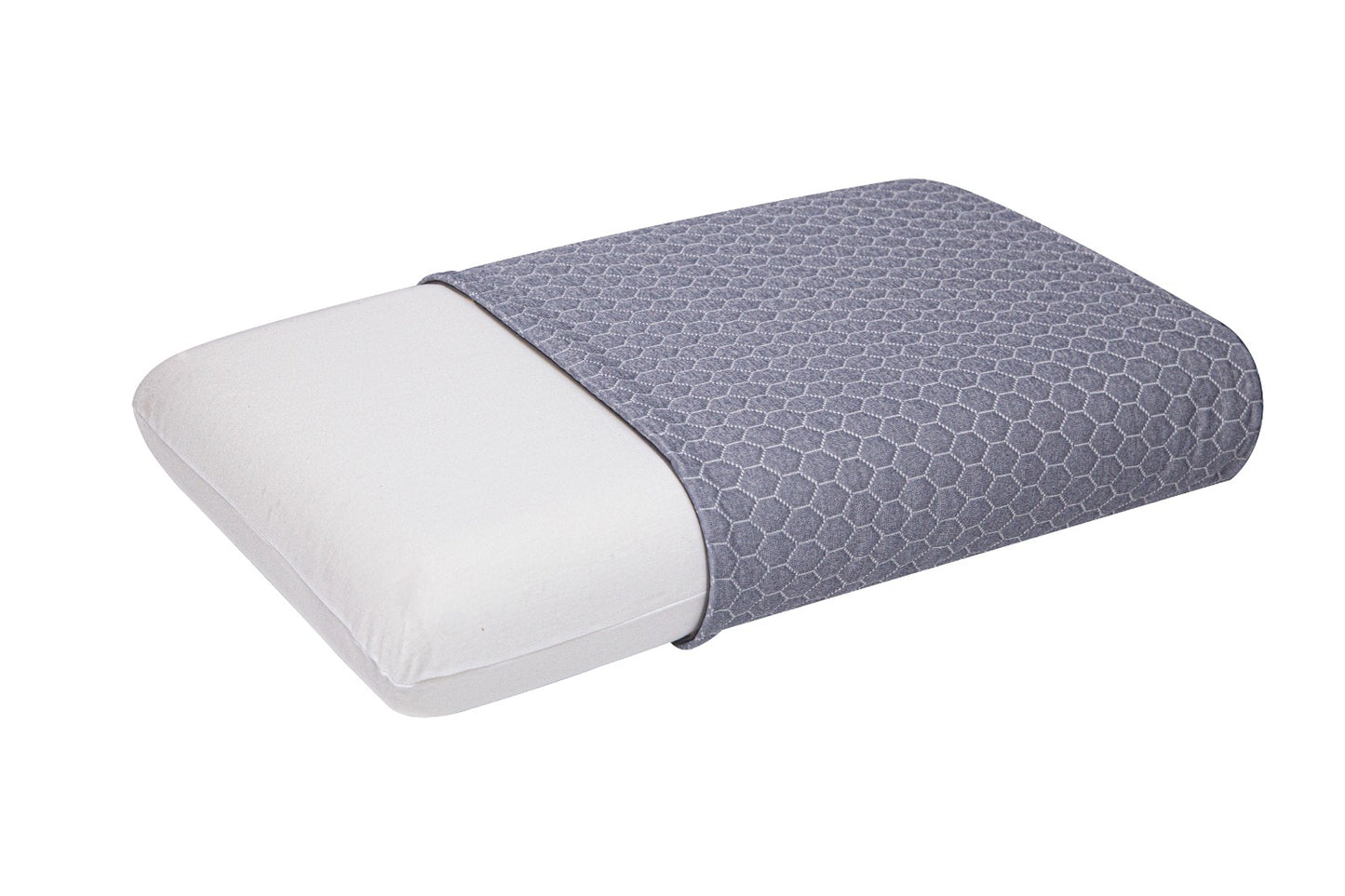 Kozynap Memory Foam Pillow Front View with Smooth Surface for Comfortable Head and Neck Support