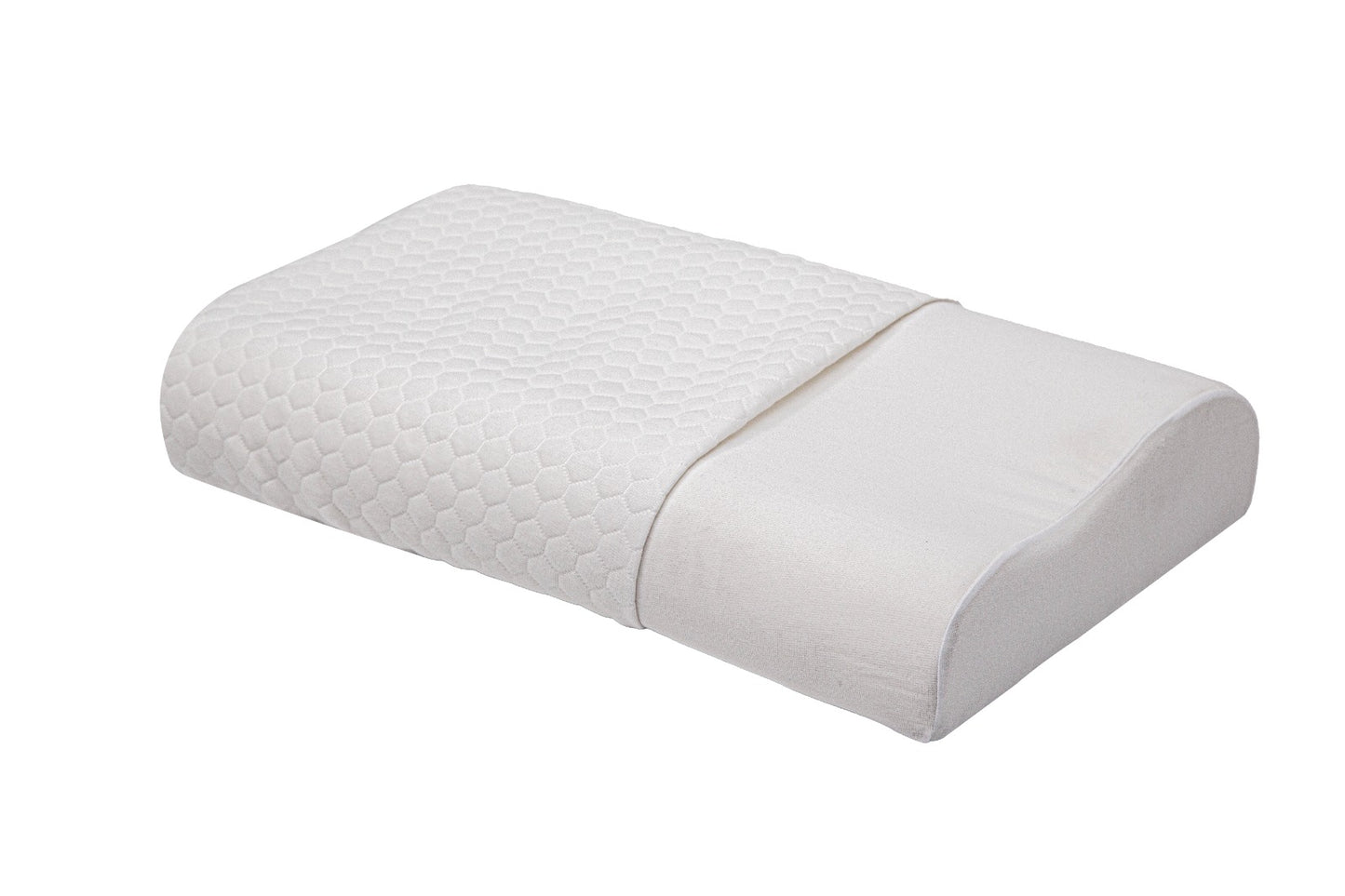 Kozynap Contour Memory Foam Pillow with Removable Cover Showing Soft Surface and Supportive Structure