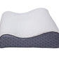 Kozynap Contour Memory Foam Pillow Front Profile Showing Dual Height Contour for Proper Neck Alignment