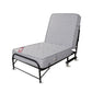 Kozynap Foldable Spring Mattress Bed in Adjustable Recliner Position with Strong Metal Frame Support