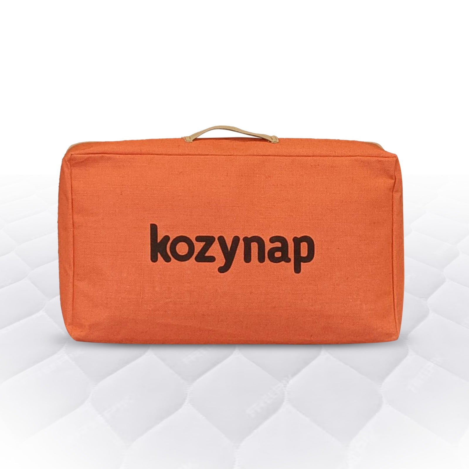 Kozynap Natural Latex Pillow Packed in Premium Carry Bag with Handle for Easy Storage and Travel