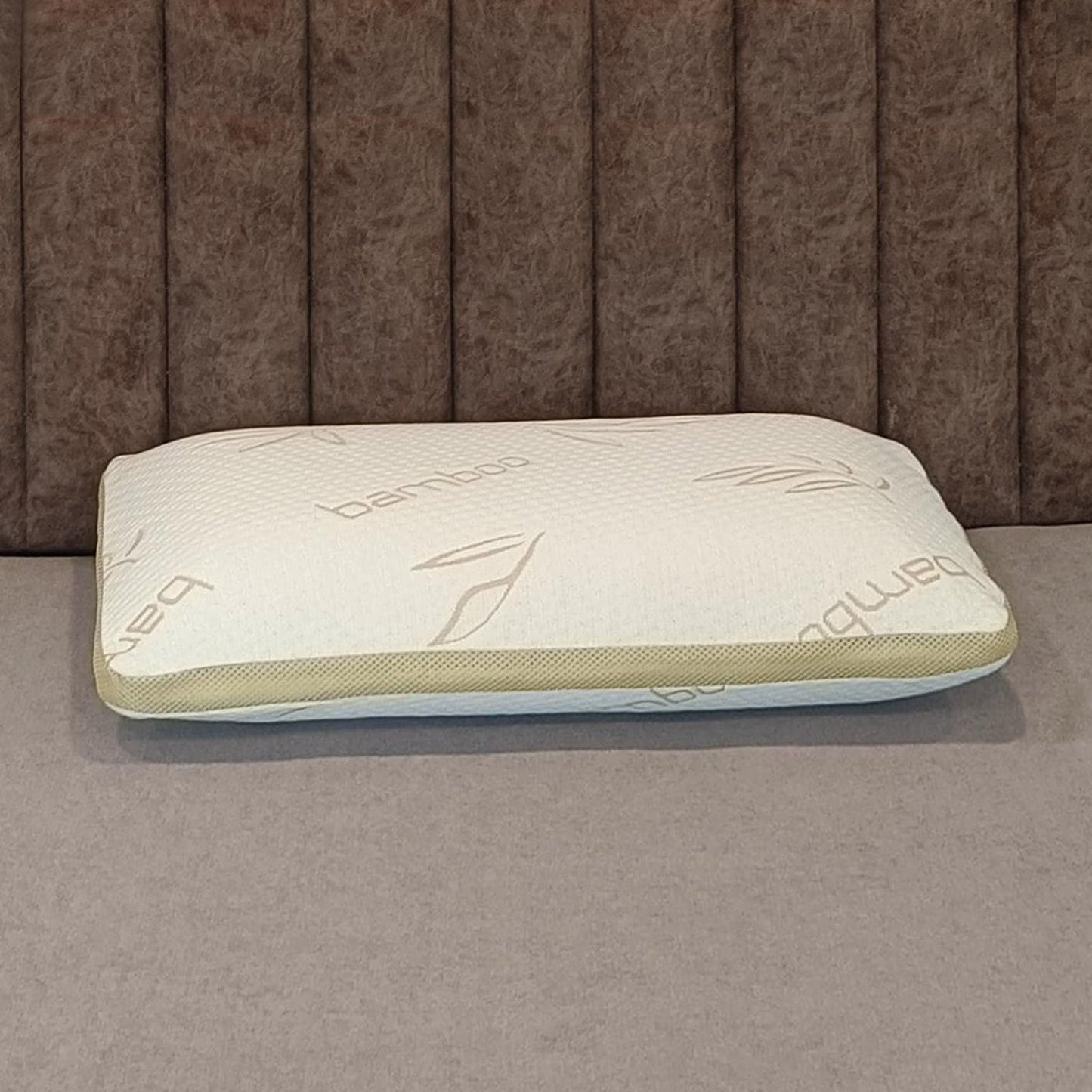 Kozynap Natural Latex Pillow Flat Profile Showing Even Surface and Supportive Structure