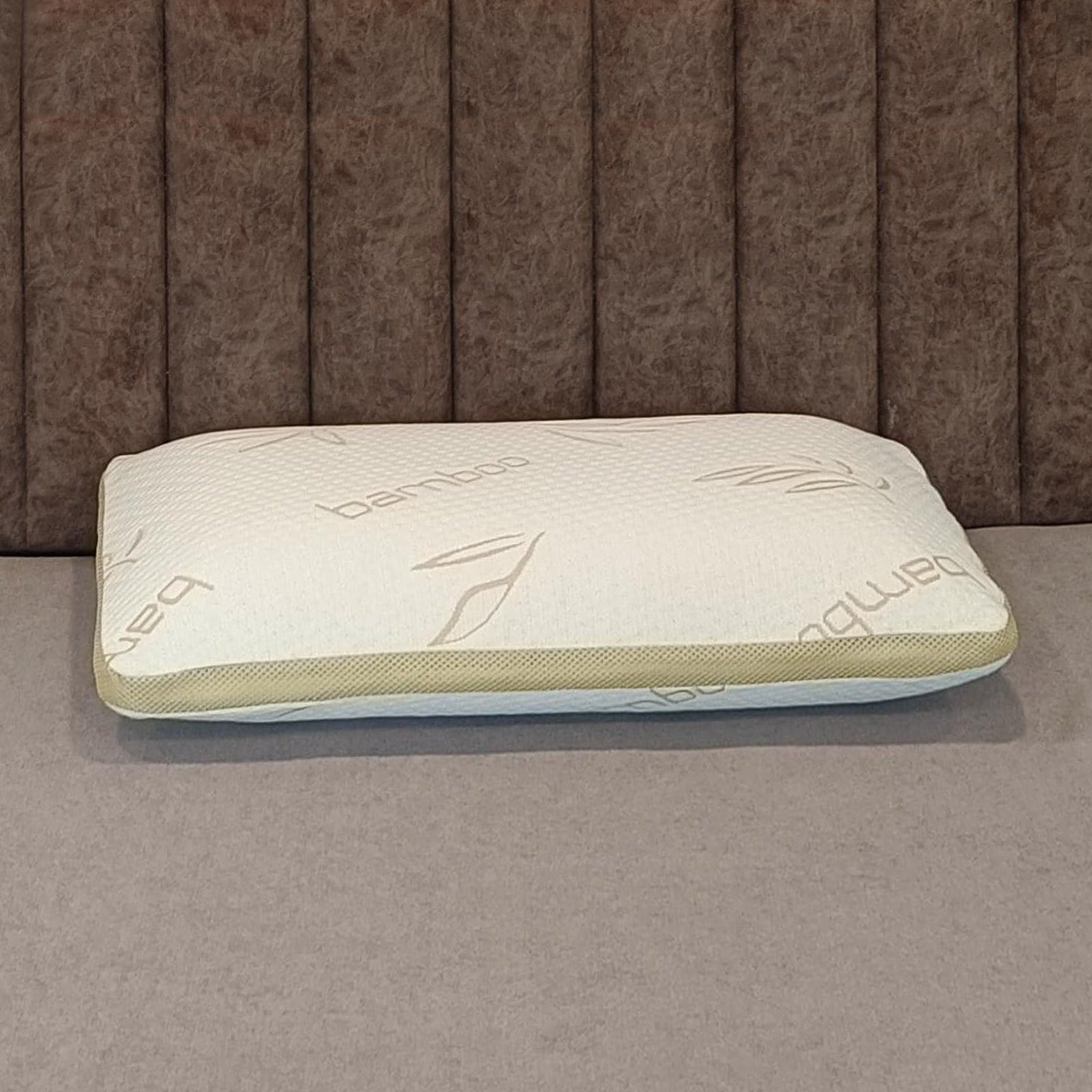Kozynap Natural Latex Pillow Flat Profile Showing Even Surface and Supportive Structure