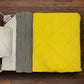 Top view Kozynap mattress protector yellow grey all season dual colour comforter