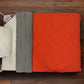 Top view Kozynap mattress protector red grey soft quilted dual colour comforter