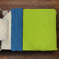Top view Kozynap mattress protector green blue dual colour