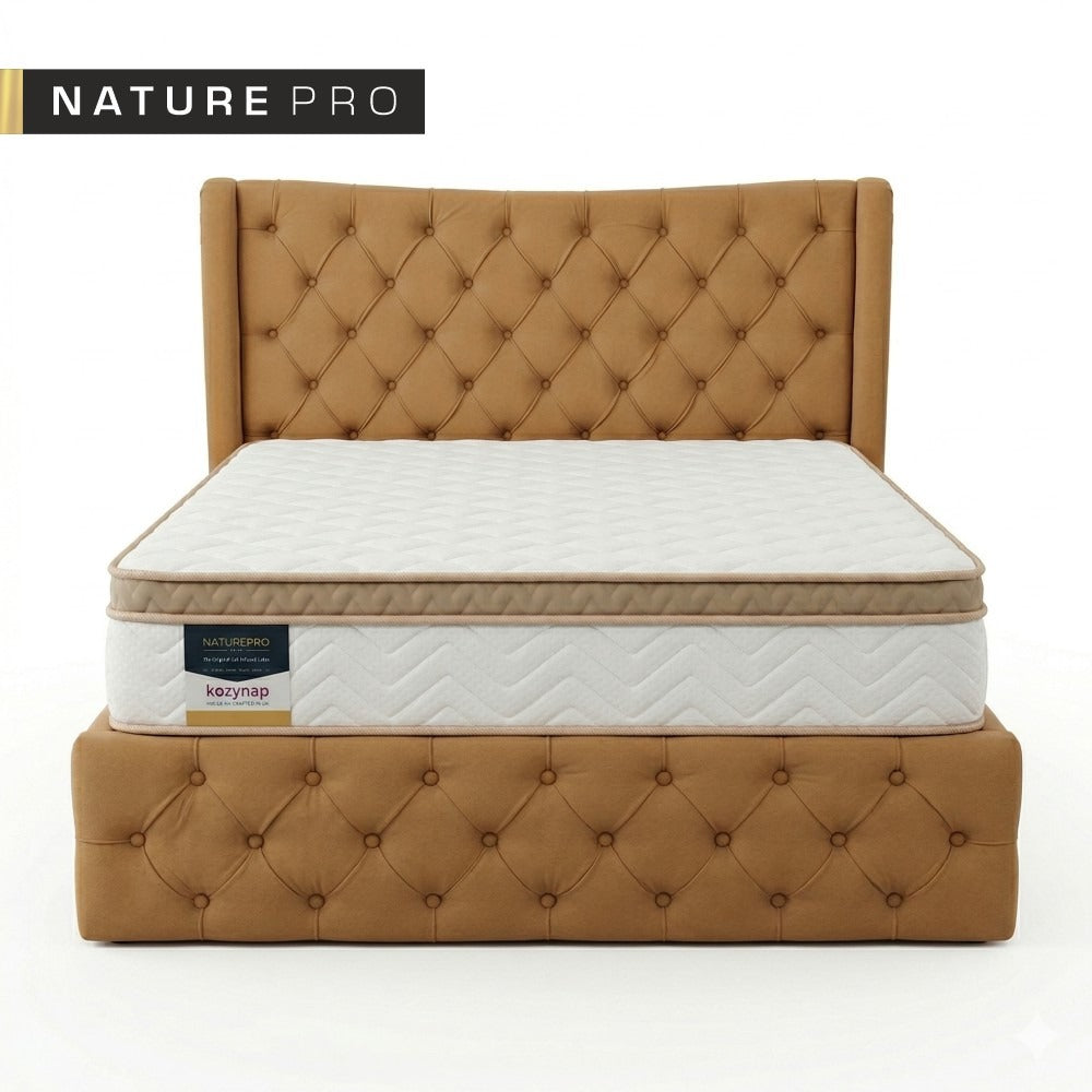 Kozynap Nature Pro Front View Standard Variant Mattress with Firm Ortho Support and Premium Quilted Top