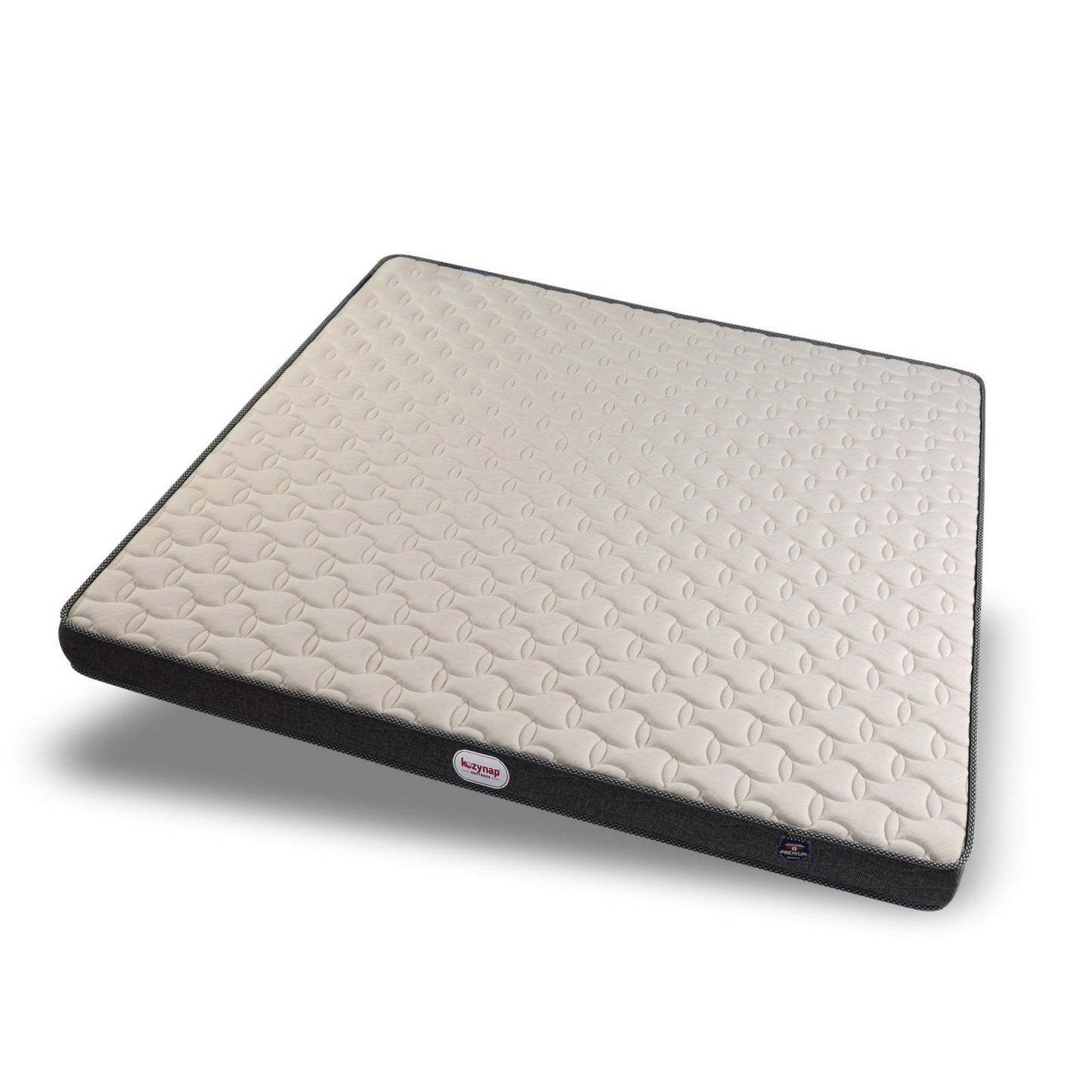 Kozynap Ortho Memory Mattress Top View Breathable Fabric Design with Memory Foam Comfort Layer