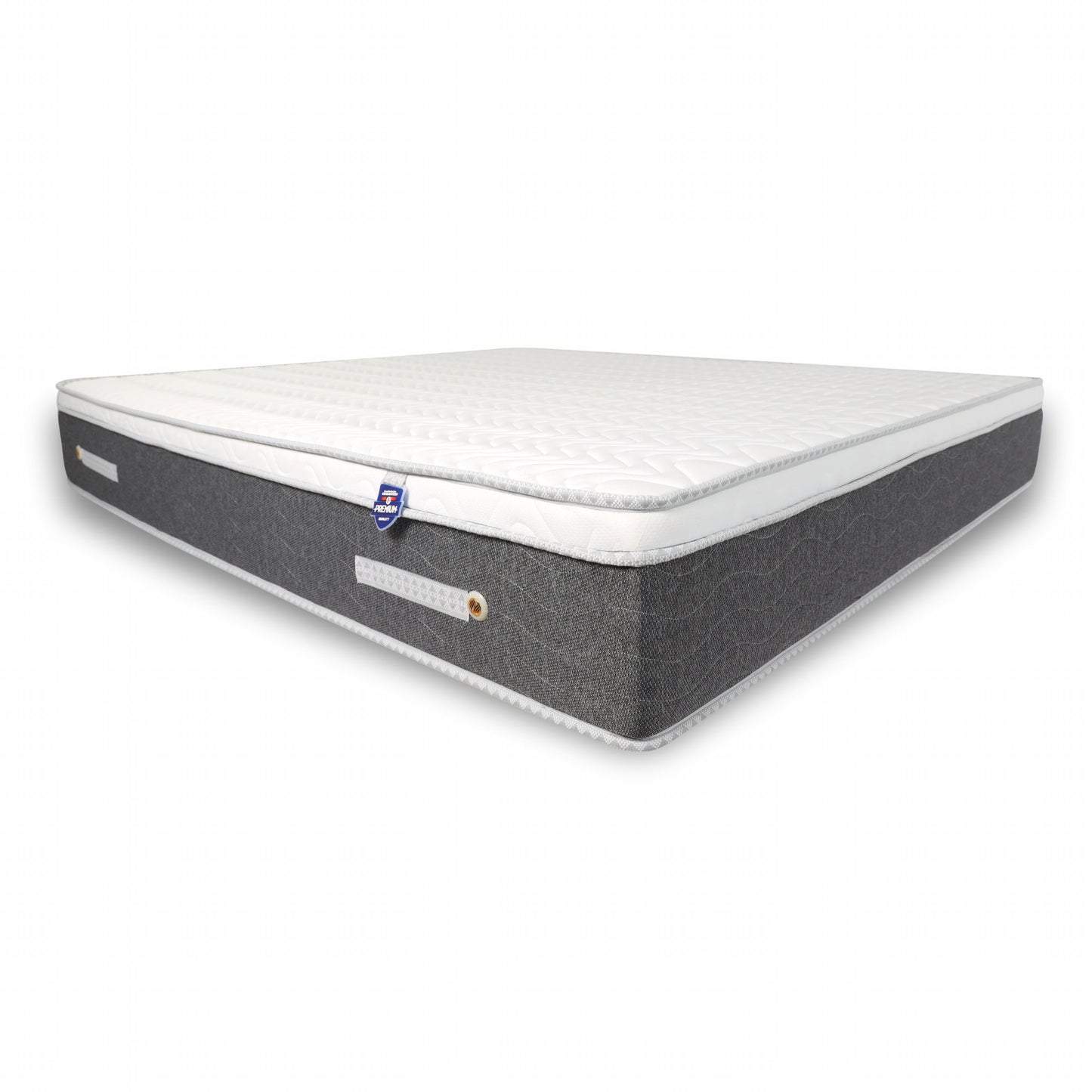 Kozynap Spine Therapy Orthopedic Spring Mattress Top View with Quilted Surface for Comfort and Back Support