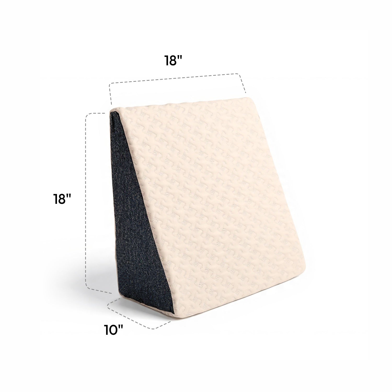 Kozynap Wedge Pillow Dimension View Standard Variant 18 Inch Incline Support with Ergonomic Design