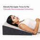Kozynap Wedge Pillow Sleeping View Standard Variant Elevated Support for Acid Reflux and Back Comfort