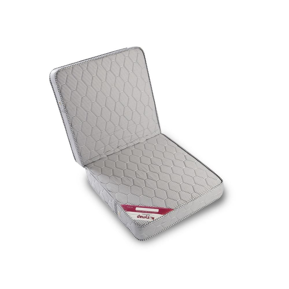 Roll Away Bed mattress opened like a book showing both halves