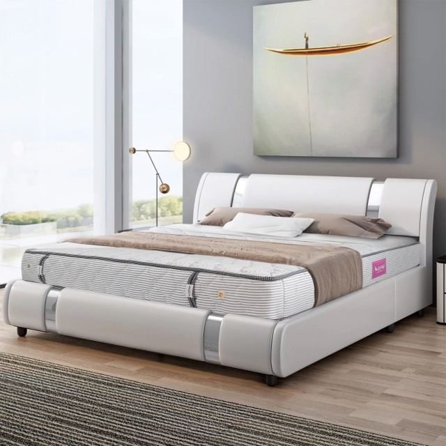 Tight Top Pocket Spring Mattress lifestyle photo on a bed