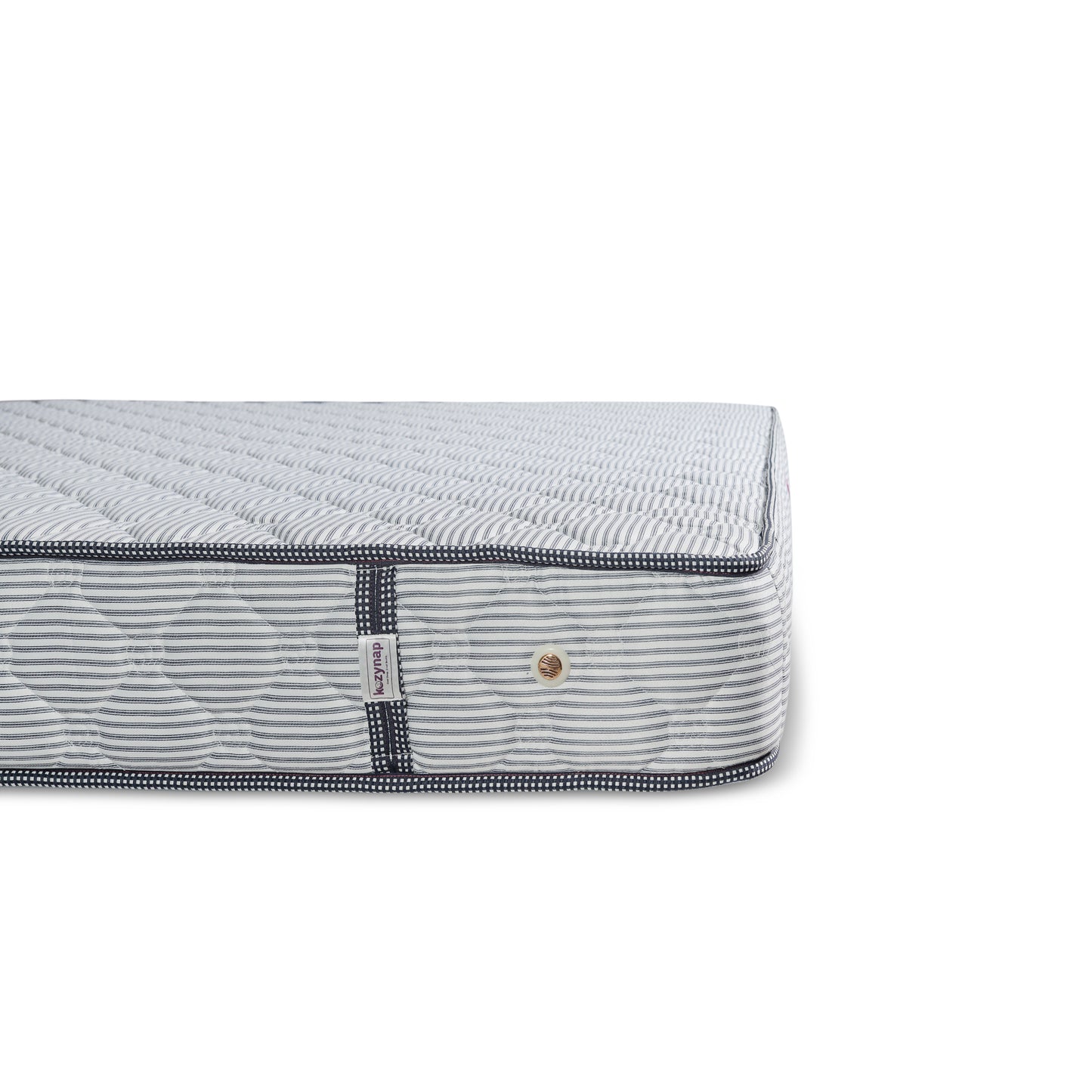 Kozynap Spring Plus Pocket Spring Mattress Side View Showing Air Vent and Reinforced Edges